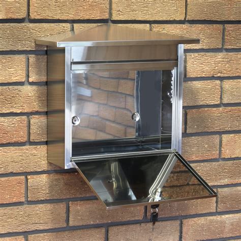 stainless steel external post box|mountable mailbox post.